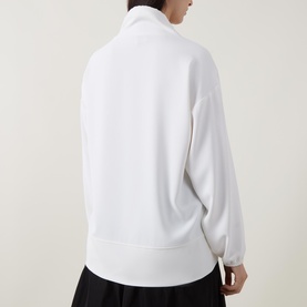Drawstring Side Split Sweatshirt
