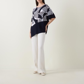 Abstract Stripe Top