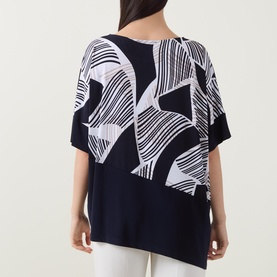 Abstract Stripe Top