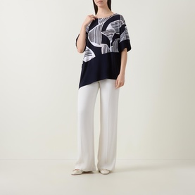 Abstract Stripe Top