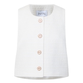 Boucle Knitted Sweater Vest