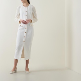 Boucle Knitted Sweater Vest