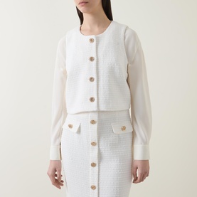 Boucle Knitted Sweater Vest