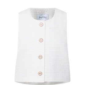 Boucle Knitted Sweater Vest