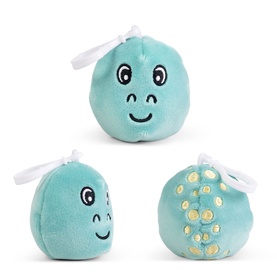 Dino Clip & Cuddle Assorted Plush Keyrings
