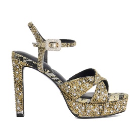 Mayve Embellished Platform Heels