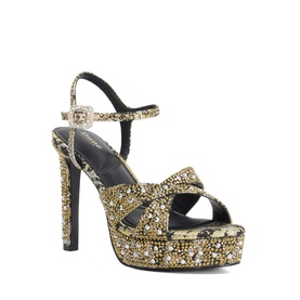 Mayve Embellished Platform Heels