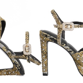 Mayve Embellished Platform Heels