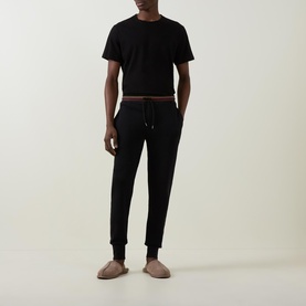 Artist Stripe Drawstring Cuffed Sweatpants