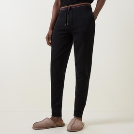 Artist Stripe Drawstring Cuffed Sweatpants