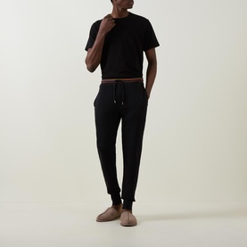 Artist Stripe Drawstring Cuffed Sweatpants