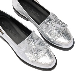 Metallic Tassel Loafers