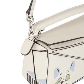 Futurist Cat Puzzle Mini Crossbody Bag