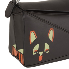 Futurist Cat Puzzle Edge Small Crossbody Bag