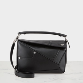 Puzzle Small Pocket Leather Crossbody Bag