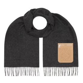 Zip Pocket Anagram Logo Scarf