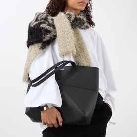 Horizontal Puzzle Fold Medium Tote Bag