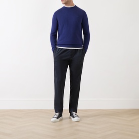 Superfine Tonal Eagle Knit Sweater