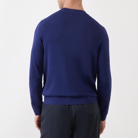 Superfine Tonal Eagle Knit Sweater