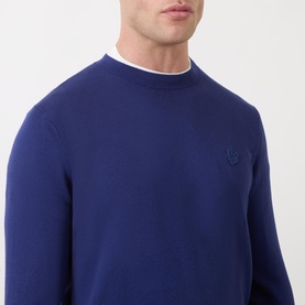 Superfine Tonal Eagle Knit Sweater