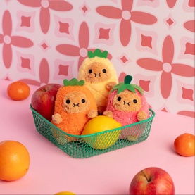 Carrot Ricespud Mini Sitting Plush Toy