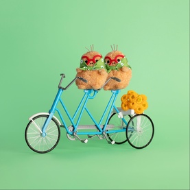 Grandma Ricespud Mini Sitting Plush Toy