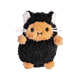 Black Kitty Ricespud Mini Sitting Plush Toy