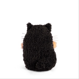 Black Kitty Ricespud Mini Sitting Plush Toy