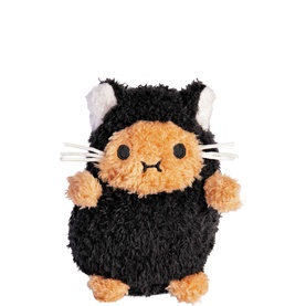 Black Kitty Ricespud Mini Sitting Plush Toy
