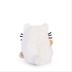 White Kitty Ricespud Mini Sitting Plush Toy