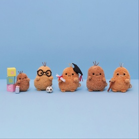 Professor Ricespud Mini Sitting Plush Toy