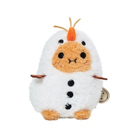 Snowman Ricespud Mini Sitting Plush Toy