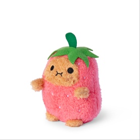 Strawberry Ricespud Mini Sitting Plush Toy