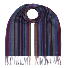 Trent Striped Tassel Scarf