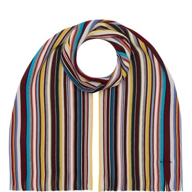 Artist Stripe Wrap Scarf