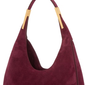 Florence Small Suede Hobo Bag