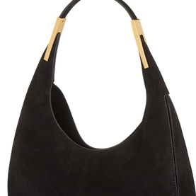 Florence Small Suede Hobo Bag