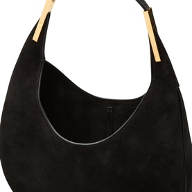 Florence Small Suede Hobo Bag