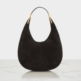 Florence Small Suede Hobo Bag