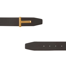 T Icon Leather Belt