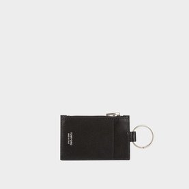 Logo Keyring Grained Cardholder