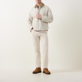 Corduroy Collar Casual Jacket