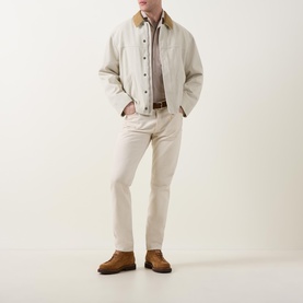 Corduroy Collar Casual Jacket