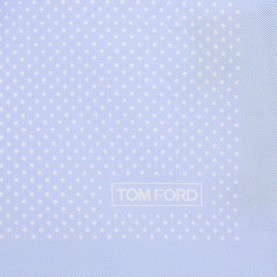 Logo Dotted Silk Pocket Square