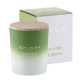 Lemon Balm & Spearmint Small Wooden Lid Jar Candle