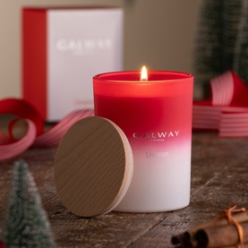Cinnamon Large Wooden Lid Jar Candle