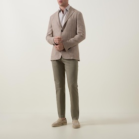 Silk-Linen Regular Fit Casual Shirt