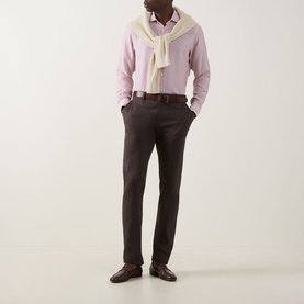 Mulberry Silk Striped Shirt