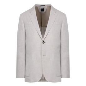 Crossover Single-Breasted Blazer