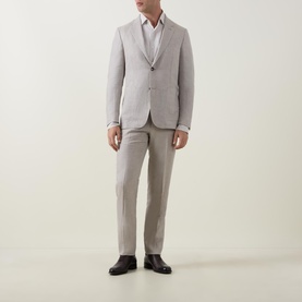 Crossover Single-Breasted Blazer
